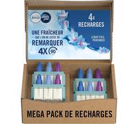 Kalanka-3volution Désodorisant Électrique Recharge 4 X 20 Ml Lenor Éveil Printanier, 3 Parfums En Alternance Pour Éliminer Les Odeurs