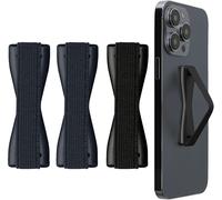 Kalanka-3x Support Doigt Smartphone - Accessoire Doigt Pour Téléphone Portable - Sangle Poignée Dos Smartphone - Metallic Zodiac Blue-Metallic Zodiac Blue-Noir