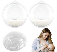 Kalanka-4 Coques Collectrices De Lait Coupelles Recueil Coquillage Allaitement En Silicon Sans Bpa Économiseur De Lait Pour L'allaitement Réutilisable Livré Avec 2 Boîtes De Rangement Transparentes