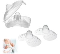 Kalanka-4 Pezzi Bout De Sein Mam,Bouts De Sein Contact - Sans Bpa, Silicone Souple Ultra-Fin, Taille L+S