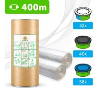 Kalanka-400 M - Eco Recharge De Sac Pour Poubelle À Couches Compatible Avec Tommee Tippee : Twist And Click, Simplee, Tec Et Autres Rapide Et Facile À Utiliser.
