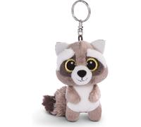 Kalanka-45550 Glubschis Schlüsselanhänger Waschbär Clooney 9cm Abdominal Support, Enfants Unisexes ,Gris/Blanc, 9 Cm