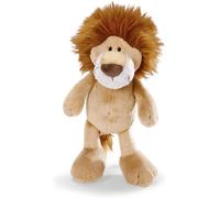 KALANKA-48390 Jouet en peluche 25 cm pour filles, garçons et bébés - Lion en peluche moelleux pour jouer, collectionner et câliner - Doudou douillet, beige