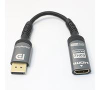 KALANKA-4K 60Hz Adaptateur DisplayPort vers HDMI, Premium IC : PS176 DP vers HDMI Rallonge Câble Mâle vers Femelle 4K 60Hz 2K 165Hz 144Hz 120Hz 60Hz Compatible UHBR HDCP 2.3 PC Moniteur Laptop TV