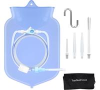 Kalanka-4l Grand Kit De Sac De Lavement Sac En Silicone Clairement Non Toxique Sac De Lavement À Café Nettoyant Pour Le Côlon Tuyau De 6,5 Pieds De Long Sans Bpa Ni Phtalates