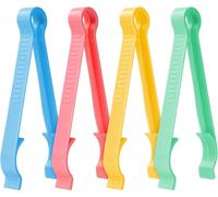 Kalanka-4pcs Biberon Pince Pince Antiderapant Pince Porte-Brucelles Résistance À La Chaleur Pinces De Bouteille Anti-Échappement Multifonctionnelles De La Bouteille De Bébé Pince À Biberon Pour Bébé