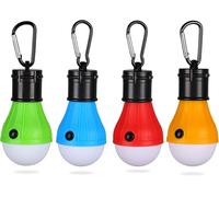 Kalanka-4pcs Lampe De Camping, Lanterne De Camping Led, Lampe Camping À Piles 3 Modes D'éclairage, Lampe De Tente Portable Avec Crochet Pour Camping, Randonnée, Pêche, Chasse