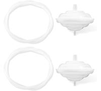Kalanka-4pcs Protecteur De Reflux Et Tube Ensemble, Silicone Tube Pour Spectra Pièces De Rechange Pour Tire-Lait Pour Spectra S1 Spectra S2 Spectra 9 Plus Tire-Lait (Accessoires Non Originaux)