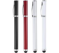 Kalanka-4pcs Stylo À Bille Avec Pointe De Stylet, Stylo À Encre 2 En 1 Et Stylet En Caoutchouc À Pointe Fine Pour Tous Les Écrans Tactiles Capacitifs Universels