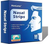 Kalanka-50 Pièces Bandelettes Nasales Anti Ronflement Efficace Puissant,Bandelette Nasales Taille Larg Nasal Strips Soulager La Congestion Nasale Due Au Rhume,Aux Allergies Pour Le Sport Et Le Sommei