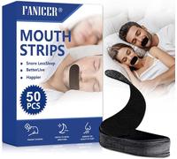 Kalanka-50 Pièces Mouth Tape Pour Sommeil,Buccale Pour Nighttime Mouth Tape,Patch Bouche Anti Ronflement,Mouth Tape,Aide À Dormir Mieux,Facilite La Respiration Par Le Nez La Nuit