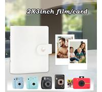 Kalanka-52 Pochettes Mini Album Photo Pour Fujifilm Instax Mini 12 11 9 90 8 7s 40/Polaroid Snap/Z2300/Socialmatic Instant Cameras & Zip Instant Printer(1pack, Blanc)
