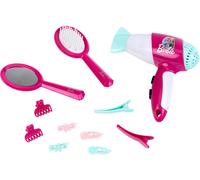 KALANKA-5790 Barbie Set de Coiffure I Accessoires en Super-Look Barbie I avec s¿¿che-Cheveux Jouet, Souffle de l'air Froid I Jouet pour Enfants ¿¿ partir de Trois Ans