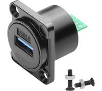 KALANKA-5Gbps USB3.0 Panneau Montage PCB Soudure Adaptateur USB3.0 Femelle à 9Pin Fixe Montage Dip Connecteur USB3.0 PCB Carte Montage Prise, 5V 1A, pour DIY USB Données Transfert Charge