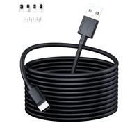 KALANKA-5M Câble de Charge USB vers Micro USB pour XIAOMI Camera 2K/Pro, Câbles d'extension d'alimentation de Caméra de Sécurité pour XIAOMI MI/YI/Cloud Camera,pour Wyze/Nest/Arlo Q/Furbo Dog Cam,Noi