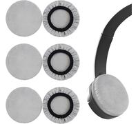 KALANKA-6 Couvre-Oreilles Lavables pour Casque Audio \u2013 Housses De Protection Élastiques en Tissu Respirant Gris, Diamètre 9\u201311 cm \u2013 Accessoire Hygiénique Idéal pour Bureau, Salle De Sp