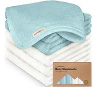 Kalanka-6-Pack Lingettes De Bébé En Bambou Bio - Lingettes Douces En Bambou, Lingettes De Bébé Bio, Enfants, Serviettes De Bébé, Lingettes En Molleton, Serviette De Bébé, Lingettes Pour Le Visage (Wh