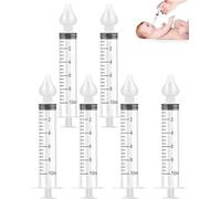 Kalanka-6 Pcs 10 Ml Mouche-Bébé,Seringue Nasale Bebe Professionnel Mouche Bebe Irrigateur,Mouches Bébé Seringue Nasale,Bebe Irrigateur Nasal Manuel Avec Nasale En Silicone Nettoyable Et Réutilisable