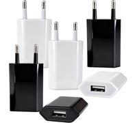 KALANKA-6 Pi¿¿ces Prise USB 5W 5V 1A, Universel Chargeurs Secteur Ultra Mince, Mini Bloc Chargeur Rapide, Embout Charge pour iPhone 8 7 6 Samsung S22 S21 S20 S10 S6 S7 S8 S9 Huawei Xiaomi Oppo LG