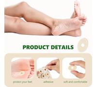 Kalanka-60 Pièces Pansement Cors Aux Pieds, Pansement Verrue Plantaire, Corn Remover Protecteurs Anti-Friction Réduire Douleur Pied Et Talon Pour Callosités Orteils