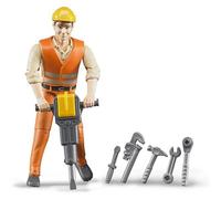 Kalanka-60020 - Bworld Ouvrier Du Bâtiment Avec Accessoires, Figurine Jouet