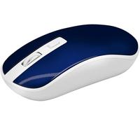 KALANKA-65424 Souris sans Fil 2,4 GHz pour Ordinateur avec Nano Récepteur USB et Sensibilité Réglable Jusqu`à 1600 DPI portée du Signal Jusqu`à 10 m Technologie Optique - Bleu métallisé