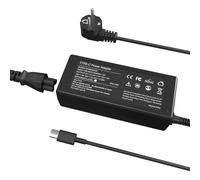 KALANKA-65W Chargeur Ordinateur USB C pour Lenovo ThinkPad T14 T480 L14 L15 E15,HP Spectre X360 EliteBook,Dell,Acer,ASUS,Huawei,MacBook Pro,Samsung,LG,45W Type C Chromebook Laptop Charger