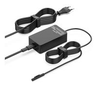 KALANKA-65W Chargeur pour Microsoft Surface Pro 11/10/9/8/7/6/5/4/3/X, Surface Laptop 4/3/2/1, Surface Go 2/1,Surface Notebook/Tablette Chargeur avec Port USB 15V 4A Ordinateur PC Alimentation