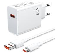 KALANKA-67W USB C Chargeur Rapide Câble pour Xiaomi 17 Ultra, 15T, 14T, 13T Lite, 12 12T, Redmi Note 15, 14Pro 14Pro+ 5G, 13 Pro, 12Pro, A5, 14C, POCO F8 Ultra Pro, X7, X8, M8, C85 Hyper Charge Charg