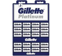 Kalanka-7 Oclock 100 Platinum Blue Seguridad De Dos Filos Hojas De Afeitar, 20 X 5