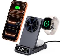 Kalanka-708m Station De Charge Sans Fil Pour Iphone, Chargeur Magnétique 3 En 1 Pliable Pour Iphone 16 15 14 13 12 Pro/Plus, Chargeur Induction Pour Apple Watch S10/S9/S8, Airpods (Sans Adaptateur)