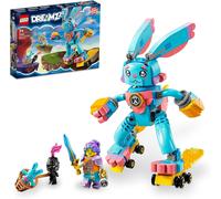 KALANKA-71453 DREAMZzz Izzie et Bunchu Le Lapin, Figurine à Construire avec Rollers, 2 Construction pour Un Jeu Imaginatif Basé sur la Série TV, Jouets Animaux pour Enfants, Garçons, Filles Dès 7 Ans