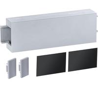 KALANKA-78408 LumiTiles Cache de 8 cm en Plastique téléscopique Protection Contre Les Projections d'eau Système d'éclairage, Gris télé, Plug Cover