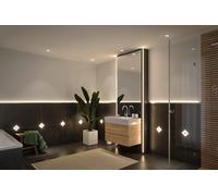 KALANKA-78408 LumiTiles Cache de 8 cm en Plastique téléscopique Protection Contre Les Projections d'eau Système d'éclairage, Gris télé, Plug Cover