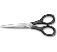 Kalanka-8.1017.16 Ciseaux Ménagers (Italy), Ciseaux De Bricolage, Ciseaux À Papier, Lame Aiguisée, 16 Cm, Poignée En Plastique Robuste, Acier Inoxydable, Noir