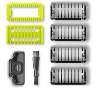 Kalanka-8 Pièces Sabots Pour Barbe 1/2/3/5 Mm + Sabot Pour Le Corps + Protège Peau Pour Zone Sensible + 1 Brosse De Nettoyage Compatible Qp2520 Qp2530 Qp2620 Qp2630 Qp2724 Qp2824 Qp6510 Qp6520