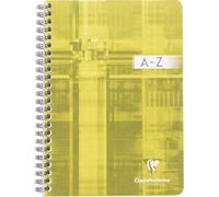 Kalanka-8549c Lot De 5 Répertoires À Spirale - A5 14,8x21 Cm - 180 Pages Petits Carreaux - Papier Blanc 90 G - Couverture Carte Pelliculée - Couleurs Aléatoires