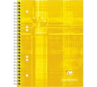 Kalanka-8572c Lot De 5 Cahiers À Spirale Studium - A5+ 16x21 Cm - 160 Pages Détachables Perforées 6 Trous Petits Carreaux - Papier Blanc 90g - Couverture Carte Pelliculée Couleurs Aléatoires
