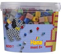 KALANKA-- 8573 - Loisirs Créatifs - Pot 600 Perles à Repasser - Taille Maxi - Mix 7 Couleurs