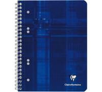 Kalanka-8576c Un Cahier À Spirale Perforé - A5+ 16x21 Cm - 160 Pages Détachables Lignées - Papier Blanc 90 G - Couverture Carte Pelliculée Couleur Aléatoire
