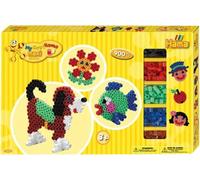 Kalanka-- 8712 - Loisirs Créatifs - Boîte Grand Modèle Perles À Repasser - Taille Maxi - Chien/Poisson