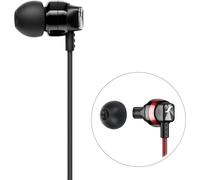 KALANKA-8X Embout Compatible avec Sennheiser CX 300S / CX 6.00BT / Momentum in-Ear - Embouts de Rechange en Silicone pour Écouteurs Noir