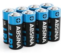 KALANKA-8X Pile LR1 N Lady pour ouvre-Porte de Garage, Calculatrice et Bien Plus - Pile LR 1 Alcaline 1,5V étanche & à Longue durée de Vie - Piles LR1, Pile E90, Pile 1,5V, Piles alcalines