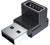 KALANKA-90 Degrés USB 3.2 Adaptateur, 10 Gbps Up et Down Angle USB Un Connecteur Mâle à Femelle L Shape Extender Prend en Charge Le Transfert de Données Compatible avec Disque Dur, Clavier