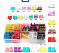 Kalanka-90 Pcs Mini Lame Fuse Set Assortiment Voiture Fusibles (1a 2a 3a 4a 5a 7.5a 10a 15a 20a 25a 30a 35a 40a) Pour Auto Camion De Voiture Avec 1 Lame Fusible Extracteur Et 1 Boîte De Rangement