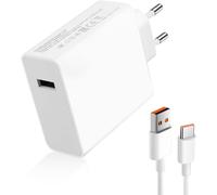 KALANKA-90W USB Chargeur Rapide avec Cable USB-C 1M 6A GaN Tech Supercharge Adaptateur Secteur pour Honor Magic7 Pro 7Lite 6Lite 6Pro Pad 2 X6b 200 Lite Pad X8a X9a iPhone 17