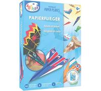 KALANKA-9301915 - Kit de Bricolage pour Enfants - Avion en Papier - Kit créatif dans Une boîte de Rangement Pratique - Moyen