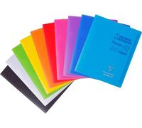 Kalanka-950420c Un Cahier Travaux Pratiques Agrafé Koverbook - 17x22 Cm - 64 Pages Grands Carreaux 90 G Et Unies Blanches 125 G - Couverture Polypro - Couleur Aléatoire