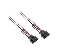 KALANKA-A203-2 pièces Auto Radio Speaker Adapter Set compatible avec : VW Golf 4 5 6 7 Polo Skoda Fabia Octavia Roomster Seat Ibiza Toledo Leon Prise DIN