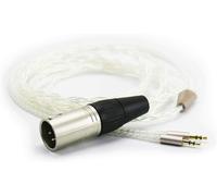 KALANKA-Ablet Câble HiFi avec XLR 4 broches mâle équilibré vers double mâle 2,5 mm compatible avec Hifiman HE400S, HE-400I, HE560, HE1000 - Câble audio de rechange plaqué argent